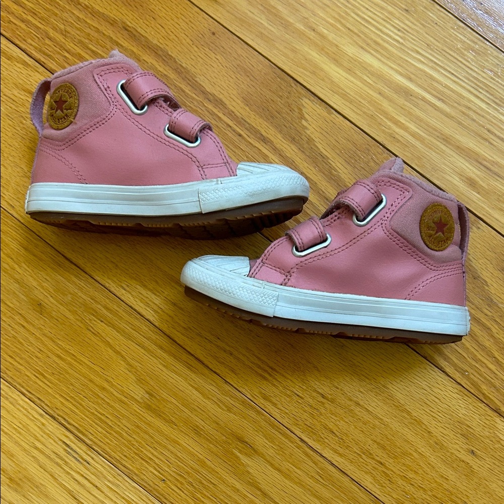 Converse Kids Pink High-Top Sneakers